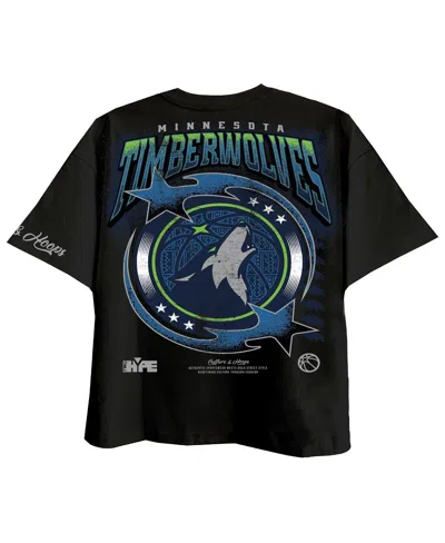 Two Hype Men's Black Minnesota Timberwolves Drip Dime Collection Premium T-shirt