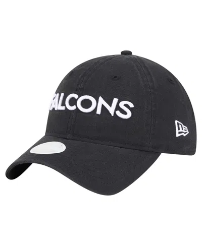 New Era Women's Black Atlanta Falcons Cece 9twenty Adjustable Hat