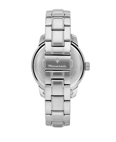 Maserati Men's Date Stainless Steel Metal Band Watch, 44mm