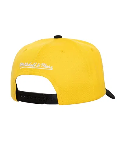 Mitchell & Ness Men's Gold/black Boston Bruins Under Arch Two-tone Pro Crown Snapback Hat