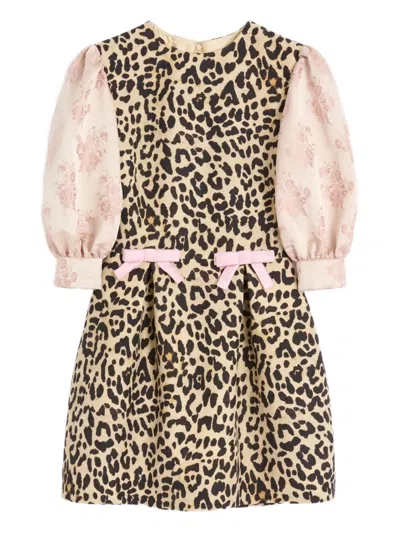 Valentino Leopard Print Dress In Animal Print