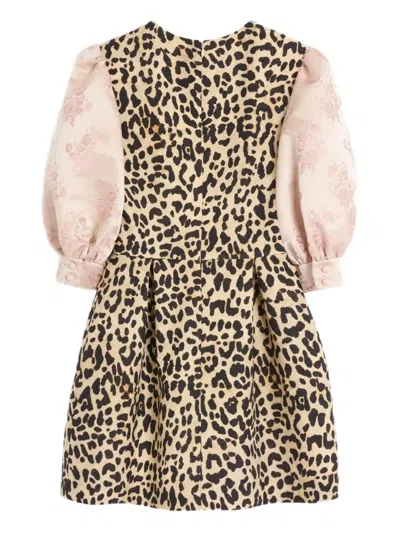 Valentino Leopard Print Dress In Animal Print