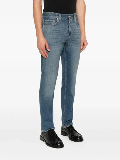 Eleventy Five-pocket Jeans In Blue