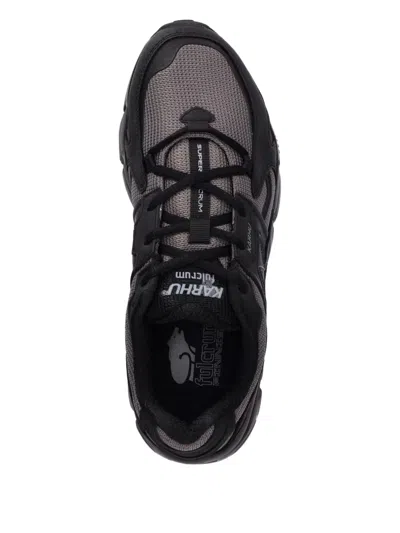 Karhu Mesh-panelled Sneakers In Black