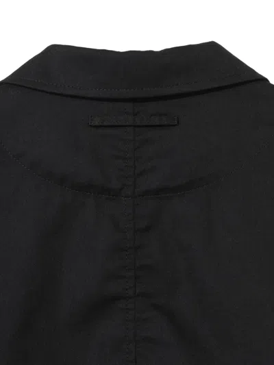 Undercover Lamb-embroidered Button Jacket In Black