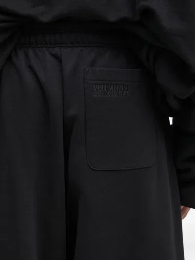 Vetements Elastic-waistband Track Pants In Black
