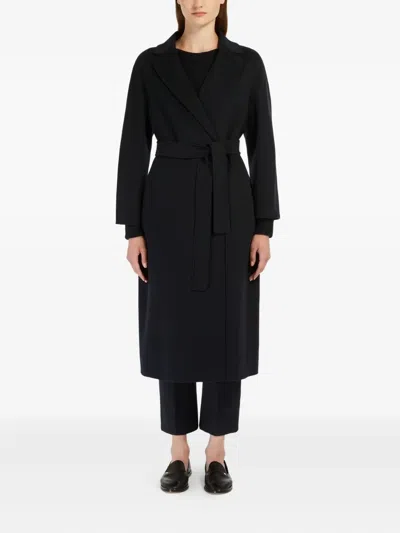 's Max Mara Tailored Belted Coat In Black