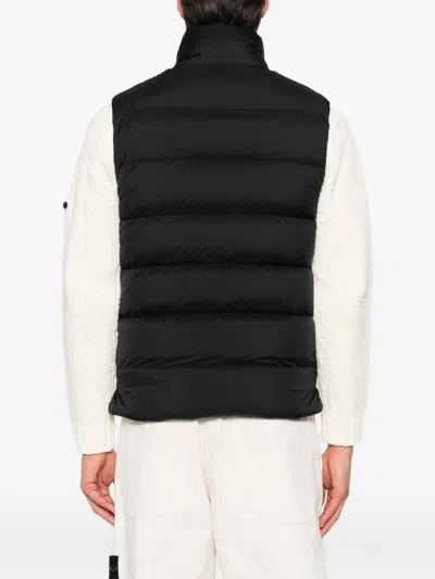 Moncler Tibb Down Gilet In Animal Print