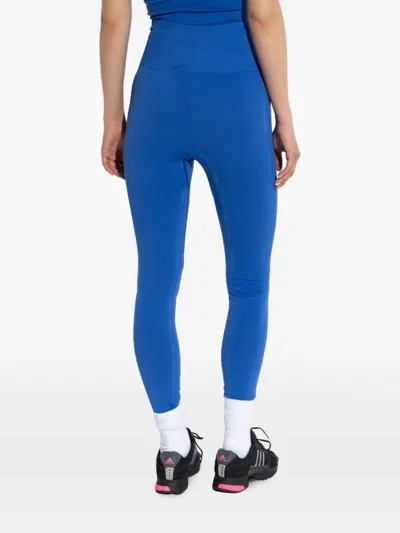 Pangaia High-waisted Seamless Leggings In Blue