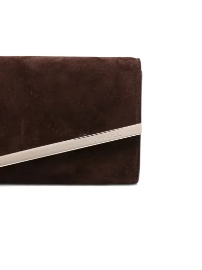 Jimmy Choo Envelope Suede Clutch Bag