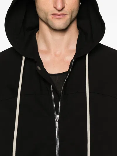 Rick Owens Zipper Casual Jacket In Black