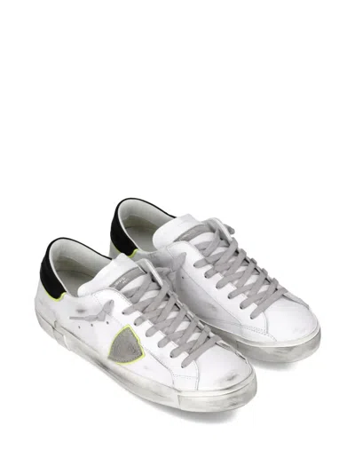 Philippe Model Distressed Low-top Sneakers