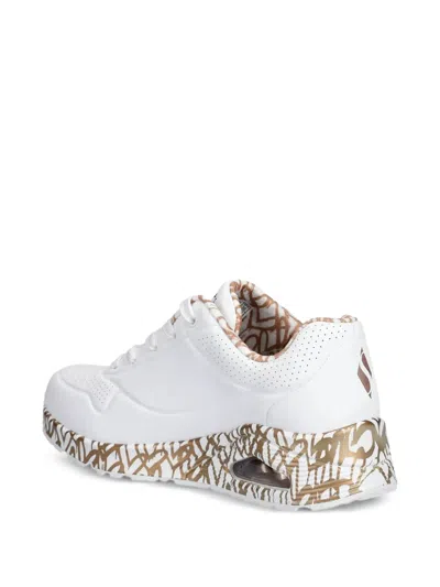 Skechers X Jgoldcrown Uno Loving Love Sneakers In White