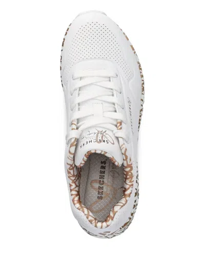 Skechers X Jgoldcrown Uno Loving Love Sneakers In White