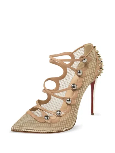 Pre-owned Christian Louboutin 115mm Spikes Pumps
