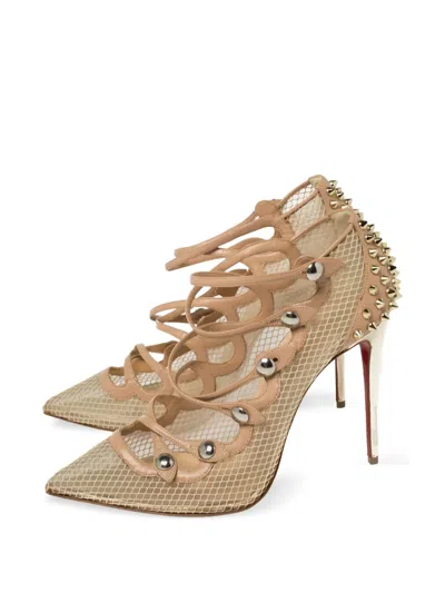 Pre-owned Christian Louboutin 115mm Spikes Pumps
