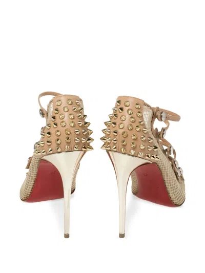 Pre-owned Christian Louboutin 115mm Spikes Pumps
