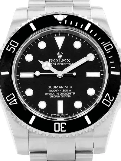 Pre-owned Rolex 2013 Submariner 40mm In Black