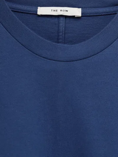 The Row Lavina Crew-neck T-shirt In Blue