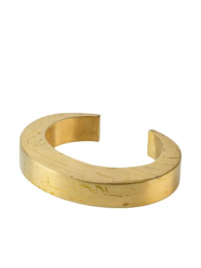 Parts Of Four Crescent Gold-plated Bracelet In Gold