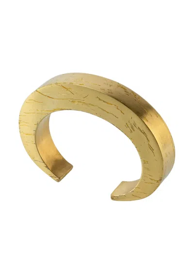 Parts Of Four Crescent Gold-plated Bracelet In Gold