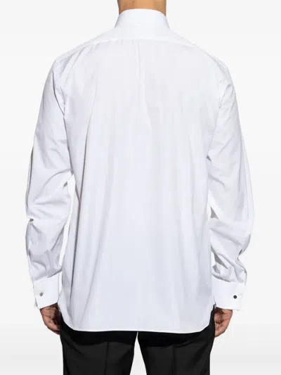 Tom Ford Pleated-front Shirt In White
