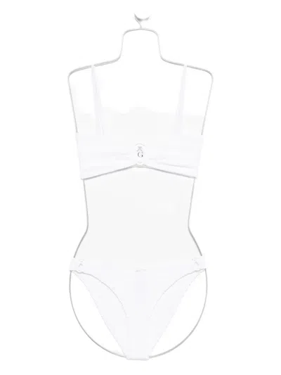 Hunza G Misty Bikini Set In White