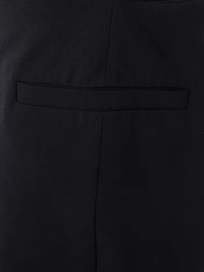 Jean Paul Gaultier Long Backless Dress With Belt On The Back Clothing In Blue