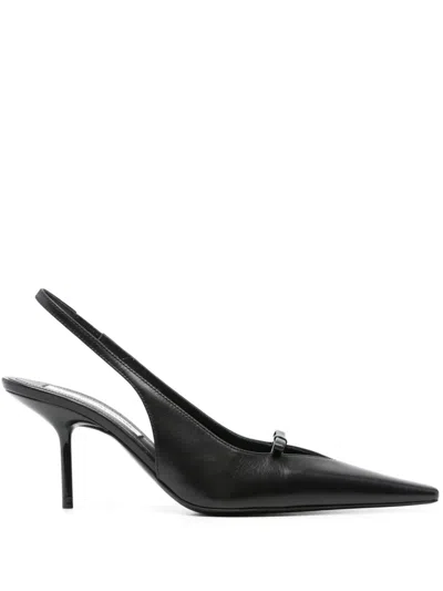 Victoria Beckham 75mm Slingback Pointed-toe Pumps In Black