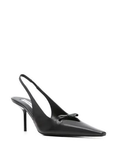 Victoria Beckham 75mm Slingback Pointed-toe Pumps In Black