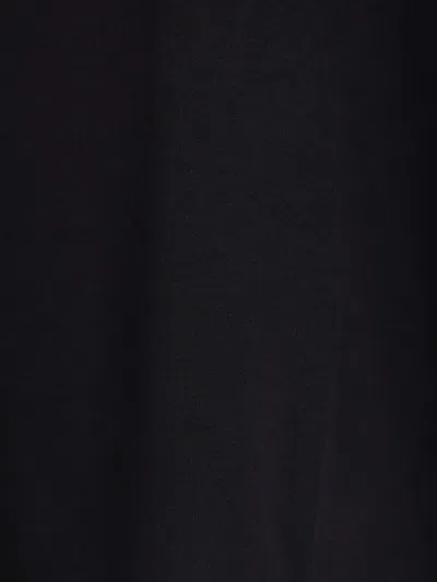 Totême Crew Neck Long Sleeves Plain T-shirt In Black