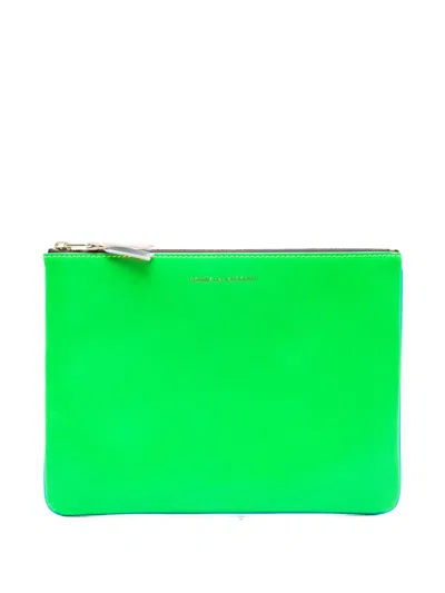 Comme Des Garçons Logo-print Clutch Bag