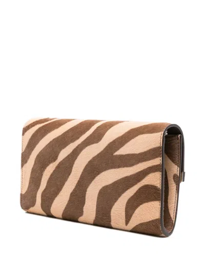 Jimmy Choo Emmie Zebra-print Clutch Bag