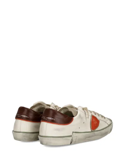 Philippe Model Low-top Sneakers In White