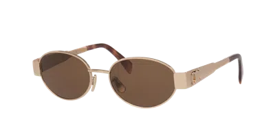 Celine Cl40235u28e - Yellow In Brown