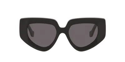 Loewe Woman Sunglass Anagram Lw40154u In Gray