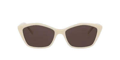Saint Laurent Cat-eye Frame Sunglasses In Brown