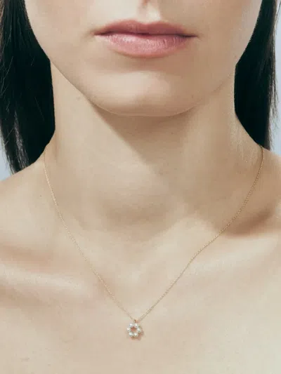 Sophie Bille Brahe 14k Yellow Gold Luna Perle Necklace