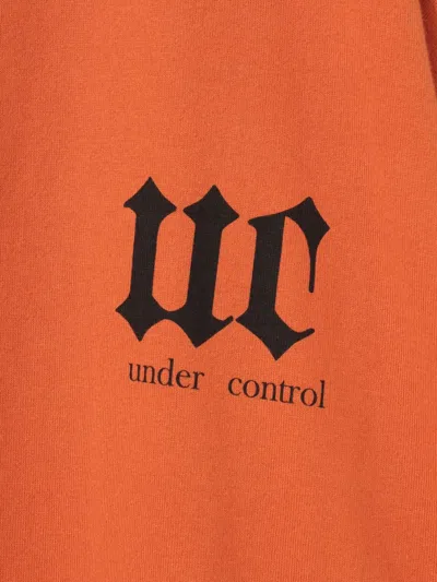 Undercover Chain-print Long-sleeve T-shirt In Orange