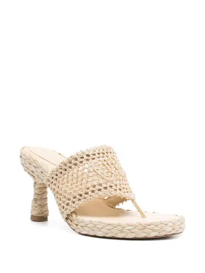 Chloé Isla Crochet Espadrille Sandal In Neutral