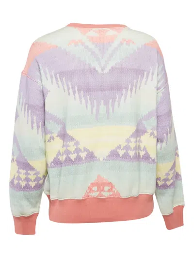 Pre-owned Polo Ralph Lauren Vintage  Geometric-print Sweatshirt
