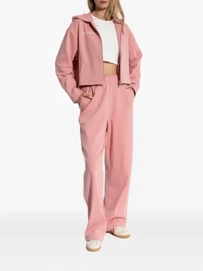 Pangaia Elastic Waist Track Pants In Pink