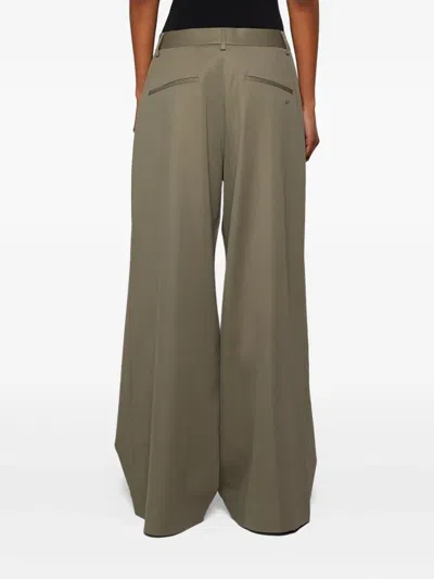 Entire Studios Wide-leg Tailored Trousers In Green