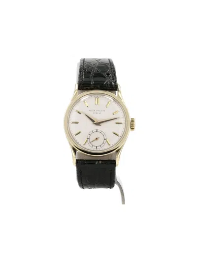 Pre-owned Patek Philippe 1950 Calatrava 36mm In White
