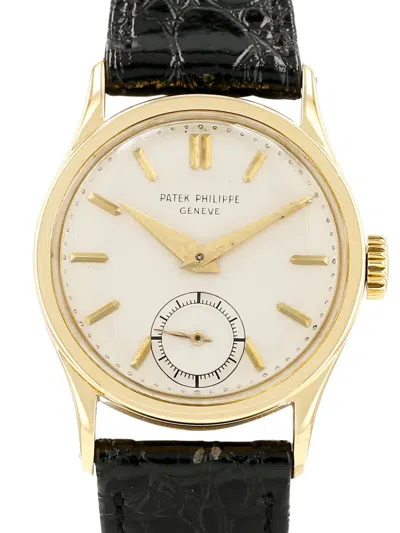 Pre-owned Patek Philippe 1950 Calatrava 36mm In White