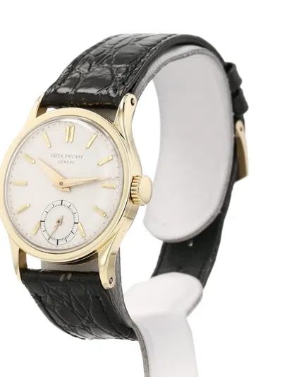 Pre-owned Patek Philippe 1950 Calatrava 36mm In White