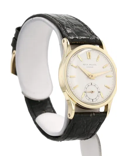 Pre-owned Patek Philippe 1950 Calatrava 36mm In White