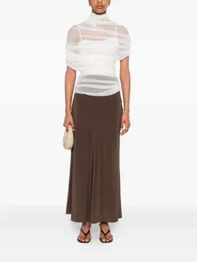 Christopher Esber Draped High-neck Blouse