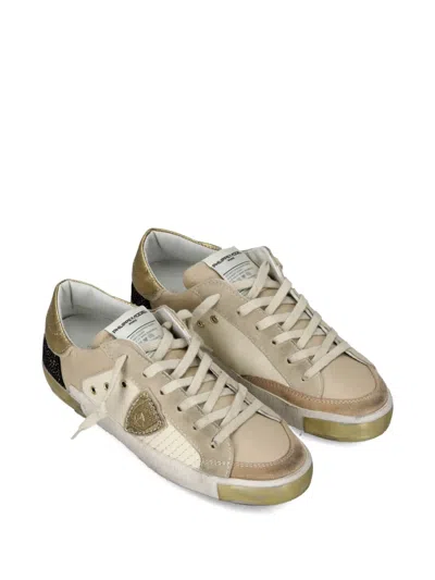 Philippe Model Prsx Sneakers In Gold