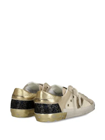 Philippe Model Prsx Sneakers In Gold